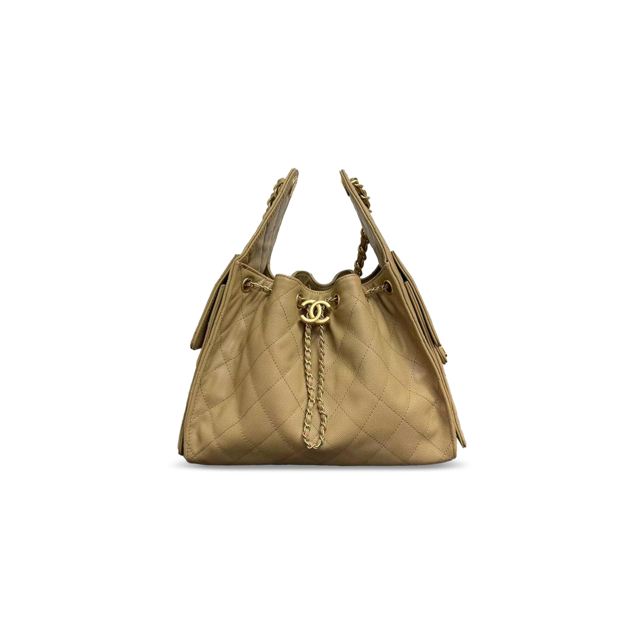 CHANEL 25 SMALL HANDBAG GRAINED CALFSKIN AS5293 (30*26*14cm)